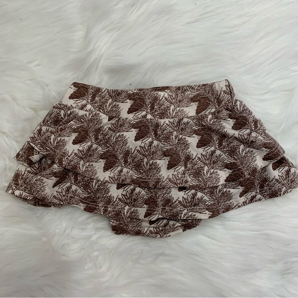Kate Quinn NWT modal pinecone print skort 3-6 month
